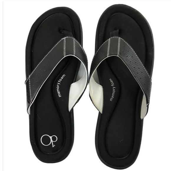 op black flip flops